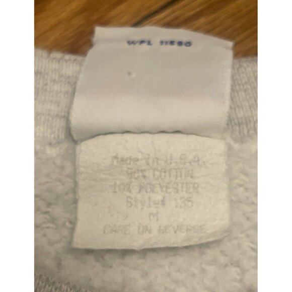 Vintage 90s Medium Navy Annapolis Academy MV Sport Crewneck Sweatshirt USA - Picture 7 of 8